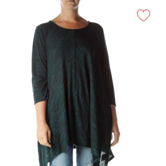 Motherhood Tops - MOTHERHOOD Green Black Mottled Shirt